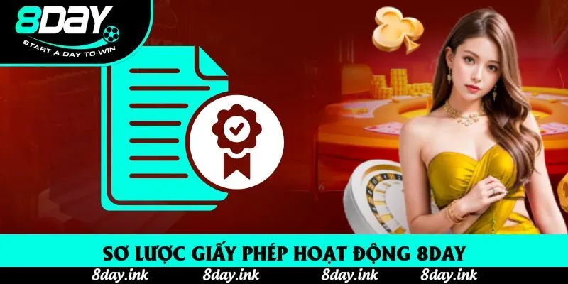 Sơ lược giấy phép hoạt động 8day