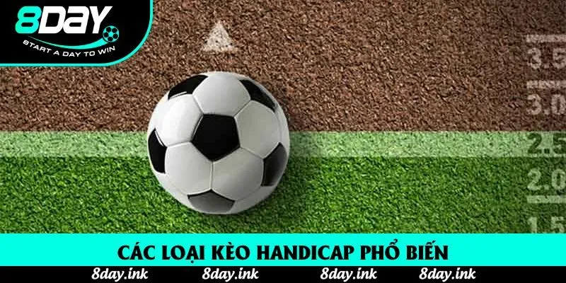 Các loại kèo Handicap phổ biến